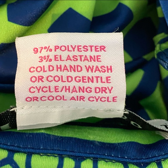 Gretchen Scott Designs Green and Blue Patterned Dress - Picture 14 of 15